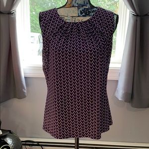 Calvin Klein sleeveless blouse size L NWOT